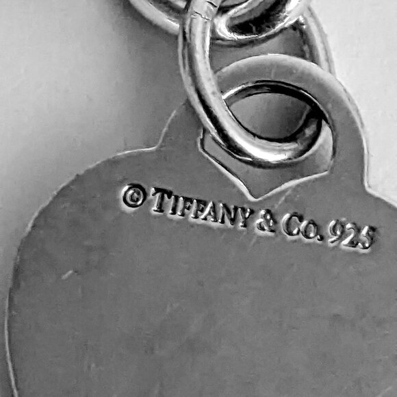 Tiffany & Co. 925 Silver Heart Charm Bracelet - Picture 2 of 3